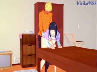 【3D】日向雏田和漩涡鸣人在客厅进行深度性交